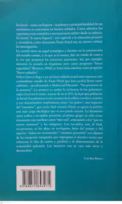 PALESTINA EN LOS TEXTOS ESCOLARES DE ISRAEL - NURIT PELED ELHANAN - comprar online