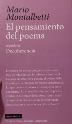 EL PENSAMIENTO DEL POEMA - DECOHERENCIA - MARIO MONTALBETTI
