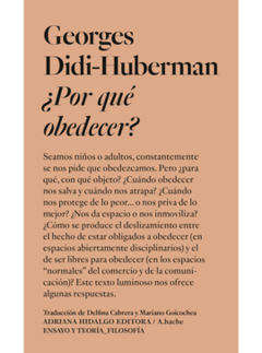 POR QUE OBEDECER? - GEORGES DIDI HUBERMAN