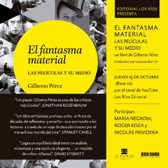 FANTASMA MATERIAL LAS PELICULAS Y SU MEDIO - PEREZ GILBERTO - comprar online