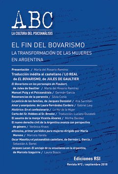 ABC 02 CULTURA DEL PSICOANALISIS FIN DEL BOVARISMO - GABRIEL LEVY/MARIA DEL ROSARIO RAMIREZ