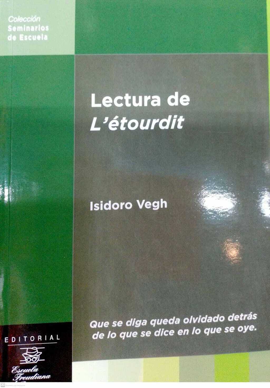 Lectura de letourdit - vegh isidoro