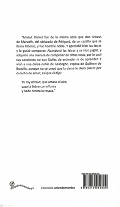 POEMAS EDICION DE SILVIO MATTONI - ARNAUT DANIEL - comprar online