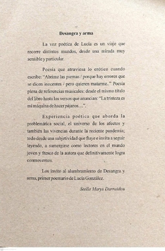 DESANGRA Y ARMA - LUCIA GONZALEZ - tienda online