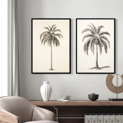 SET PALMERAS VINTAGE x2 - comprar online