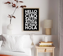 CUADRO HOLA IDIOMAS - comprar online