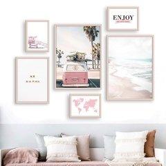 SET PLAYA PINK x6