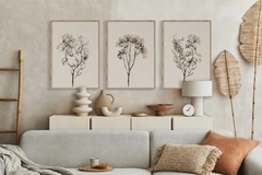 TRIPTICO FLOR SECA NEUTRAL x3 - comprar online