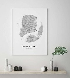 CUADRO MAPA NEW YORK