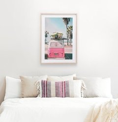 CUADRO CAMIONETA VW ROSA
