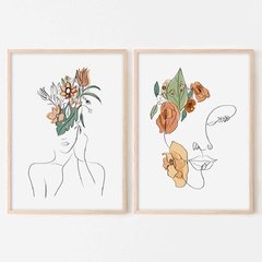 SET MUJERES FLORALES - comprar online