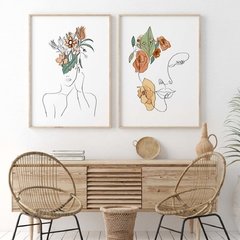 SET MUJERES FLORALES