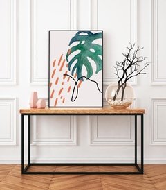 CUADRO MONSTERA ABSTRACT