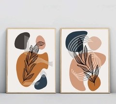 SET FLORAL GEOMETRIC