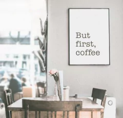 CUADRO BUT FIRST, COFFEE !