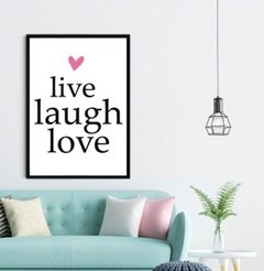 CUADRO LIVE LAUGH LOVE