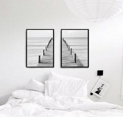 SET MUELLE BLANCO Y NEGRO