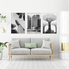 TRIPTICO SINGAPUR CITY x3