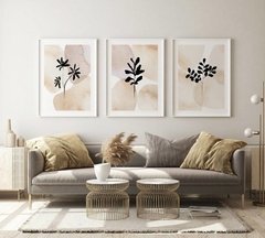 TRÍPTICO FLOR NEUTRAL x3