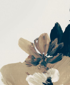 TRIPTICO ABSTRACTA FLORAL x3 (acuarela digital) - comprar online