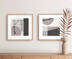 SET ABSTRACT GEOMETRICO VISON x2 - comprar online