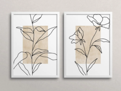 SET HOJAS FLORALES LINEAL x2 - comprar online