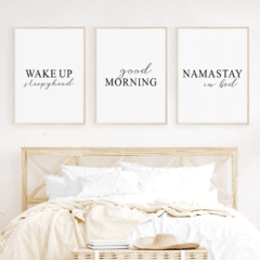 TRIPTICO GOOD MORNING