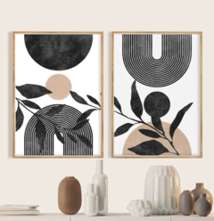 SET GEO BOTANICO BLACK x2