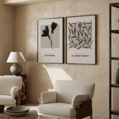 SET FLOWER MARKET BLACK x2 - comprar online