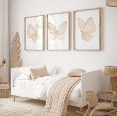 TRIPTICO MARIPOSA NATURAL x3