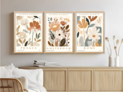 TRIPTICO CITY FLOWER x3 - comprar online