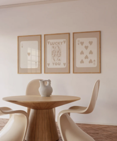 TRIPTICO LUCKY BEIGE x3
