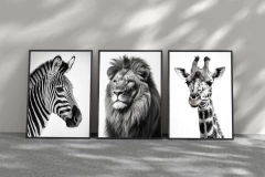 TRÍPTICO ANIMALES BYN x3 - comprar online