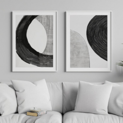 SET BLACK ABSTRACT x2 - comprar online