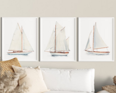 TRÍPTICO VELERO x3 - ESCALA DECO