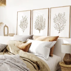 TRIPTICO CORAL NATURAL x3 - comprar online
