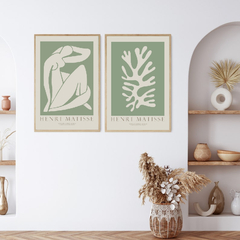 SET MATISSE VERDE x2