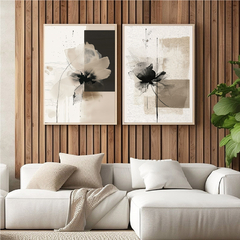 SET FLOR SECA ABSTRACTA X2 - comprar online