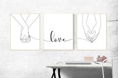 TRIPTICO LOVE HANDS
