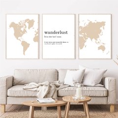 TRÍPTICO WANDERLUST NUDE x3