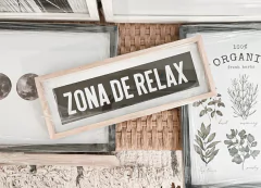 CUADRO ZONA DE RELAX (o palabra que quieras)
