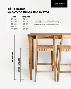 Banqueta Jona (cuero) - comprar online
