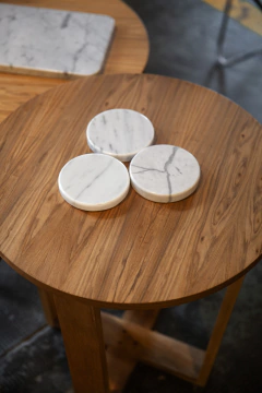 Mesita Auxiliar Redonda Madera - comprar online