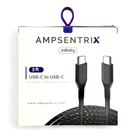 Cable De Carga Rapida Mallado USB-C a USB-C Calidad Premium - comprar online