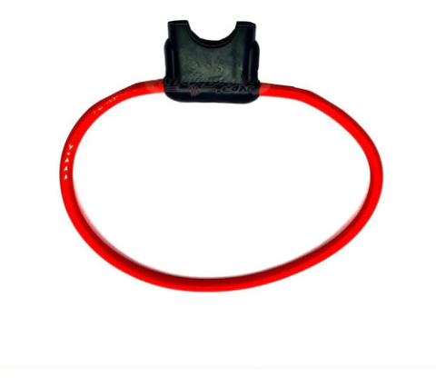 Portafusible Aereo Con Cable De 12 Gauges Para Fusible Atq
