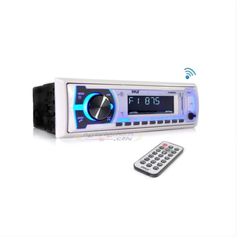 Estereo Pyle Nautico Plmrb29w Marino Bluetooth Usb Sd