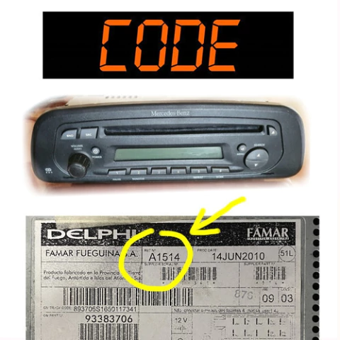 Codigo De Estereo Mercedes Benz Sprinter Por Serial Ref
