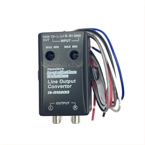 Adaptador De Alta Baja Impedancia Ajustable Con Remoto