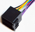 Ficha Adaptador Iso Hembra 1x16 Contactos Señal Y Alimentación Estereo Vw Renault Chevrolet en internet