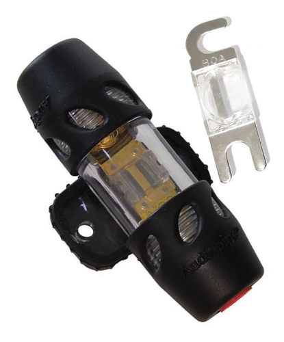 Portafusible Audiopipe Afc Midi Para Cable 4 Y 8 Ga Con Fuse